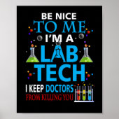 Technicus medisch laboratorium poster (Voorkant)