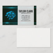 technicus | microchip visitekaartje (Voorkant / Achterkant)