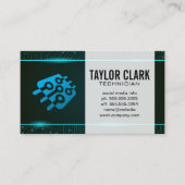 technicus | microchip visitekaartje (Voorkant)