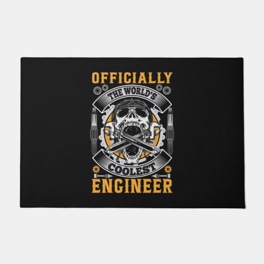 Technicus Officieel de Wereldkoelste engineer Deurmat (Voorkant)