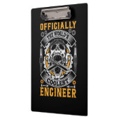 Technicus Officieel de Wereldkoelste engineer Klembord (Links)