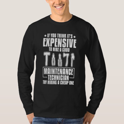 Technicus Onderhoud Industrieel Technische Offerte T-shirt (Voorkant)