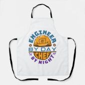 Technicus op dag Chef op nachttechniek Schort (Voorkant)