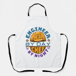 Technicus op dag Chef op nachttechniek Schort