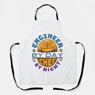 Technicus op dag Chef op nachttechniek Schort