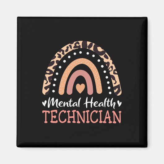 Technicus op het gebied van geestelijke gezondheid magneet (Voorkant)