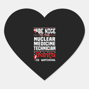 Technicus op het gebied van nucleaire geneeskunde hart sticker