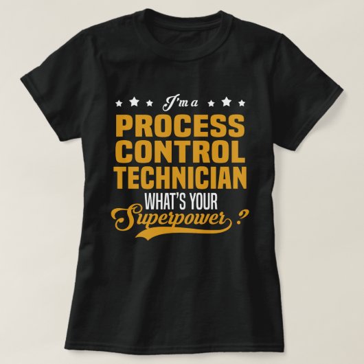 technicus procesbeheersing t-shirt (Design voorkant)
