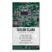 technicus | Software Engineer Magnetisch Visitekaartje (Voorkant Verticaal)