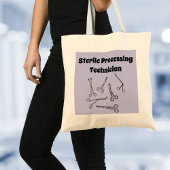 Technicus steriele verwerking tote bag
