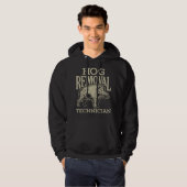 Technicus T-shirt voor het verwijderen van wilde z (Voorkant volledig)