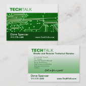 Technicus Tech Circuit Board chubby Visitekaartje (Voorkant / Achterkant)