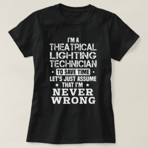 technicus theaterverlichting t-shirt