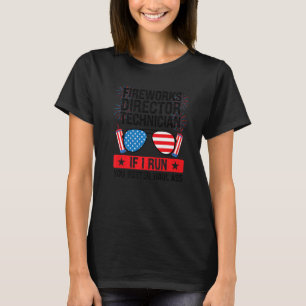 Technicus van de Directeur van het vuurwerk als ik T-shirt