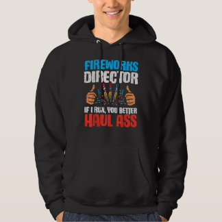 Technicus van de directeur van het vuurwerk ik voe hoodie