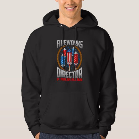 Technicus van de directeur van het vuurwerk ik voe hoodie (Voorkant)