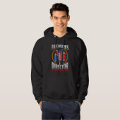Technicus van de directeur van het vuurwerk ik voe hoodie (Voorkant volledig)