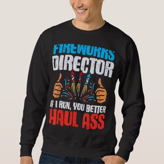 Technicus van de directeur van het vuurwerk ik voe trui (Voorkant)