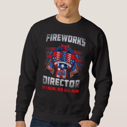 Technicus van de directeur van het vuurwerk ik voe trui (Voorkant)