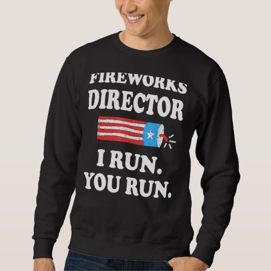 Technicus van de directeur van het vuurwerk ik voe trui (Voorkant)