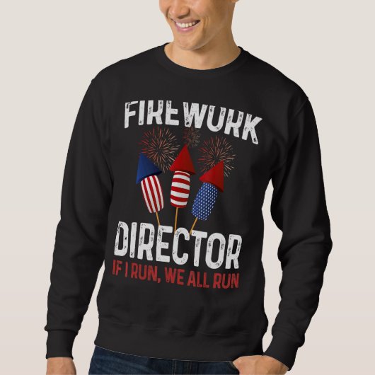 Technicus van de directeur van het vuurwerk ik voe trui (Voorkant)
