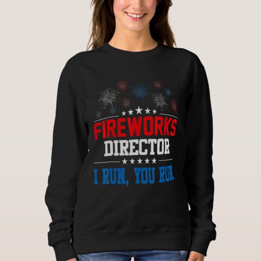 Technicus van de directeur van het vuurwerk ik voe trui (Voorkant)