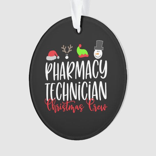 technicus van de kersttijdapotheker ornament (voorkant)