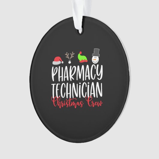 technicus van de kersttijdapotheker ornament (voorkant)