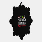 technicus van de kersttijdapotheker ornament kaart (Rechts)