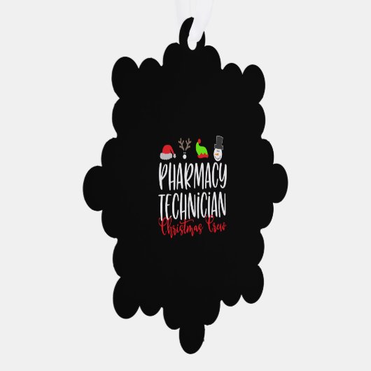 technicus van de kersttijdapotheker ornament kaart (Rechts)