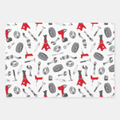 Technicus voor automatische reparatie inpakpapier vel (Voorkant 2)