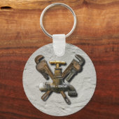 Technicus voor waterzuiveringsinstallatie sleutelhanger (Voorkant)