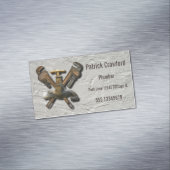 Technicus voor waterzuiveringsinstallatie visitekaartje magneet (Voorbeeld)