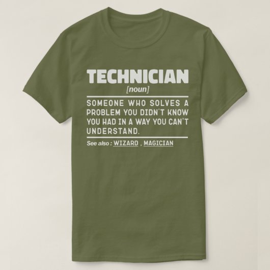 Technicus Zelfstandig naamwoord Definitie Laborato T-shirt (Design voorkant)