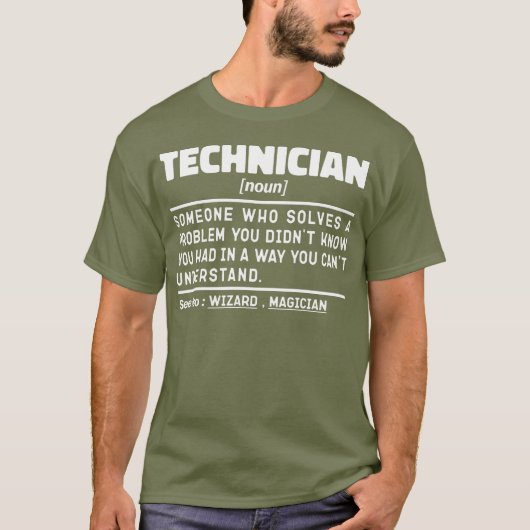 Technicus Zelfstandig naamwoord Definitie Laborato T-shirt (Voorkant)