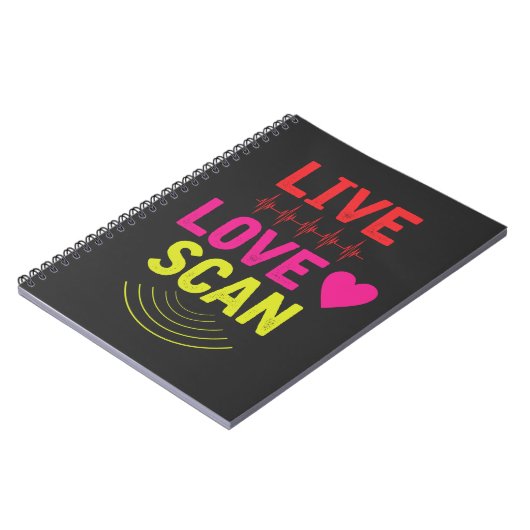 Technicus Ziektebehandeling Sonographer Ultrasound Notitieboek (Linkerzijde)