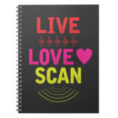 Technicus Ziektebehandeling Sonographer Ultrasound Notitieboek (Voorkant)