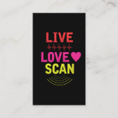 Technicus Ziektebehandeling Sonographer Ultrasound Visitekaartje (Voorkant)