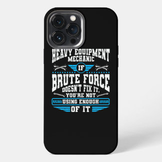 Technicus zware apparatuur Zwaar werk mechanieker iPhone 13 Pro Max Hoesje