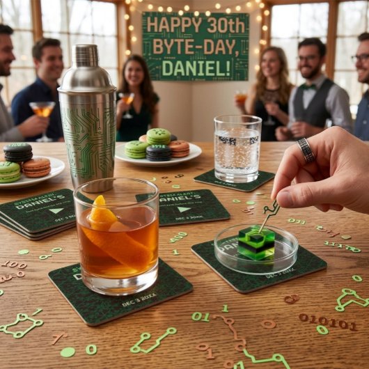 Techniek Code Feestje Drank Onderzetter