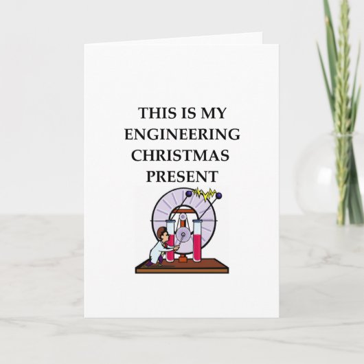 techniek feestdagen kaart (Voorkant)