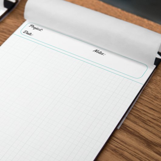 Techniek Grafiek Bladen Grid Paper 6mm Blauw Notitieblok