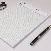 Techniek Grafiek Bladen Grid Paper 6mm Groen Notitieblok