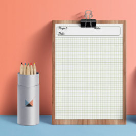 Techniek Grafiek Bladen Grid Paper 6mm Groen Notitieblok