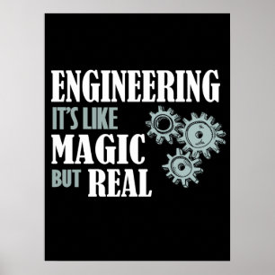 Techniek - het is als magisch maar echt poster