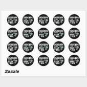 Techniek - het is als magisch maar echt ronde sticker (Vel)