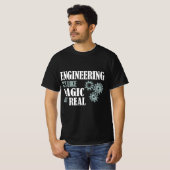 Techniek - het is als magisch maar echt t-shirt (Voorkant volledig)
