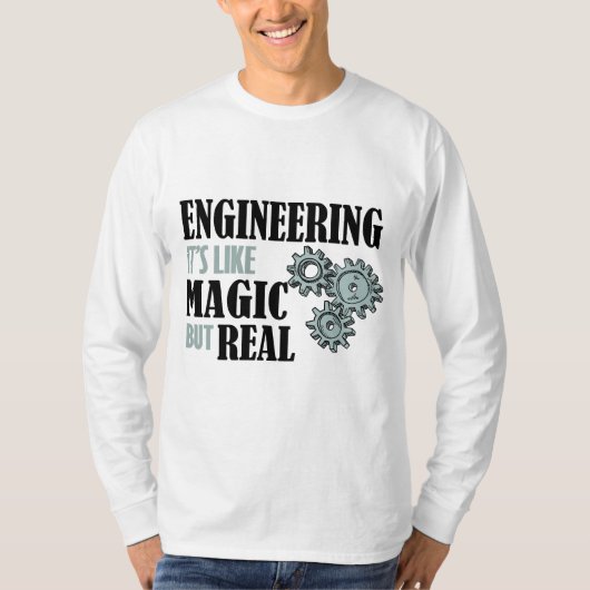 Techniek - het is als magisch maar echt t-shirt (Voorkant)