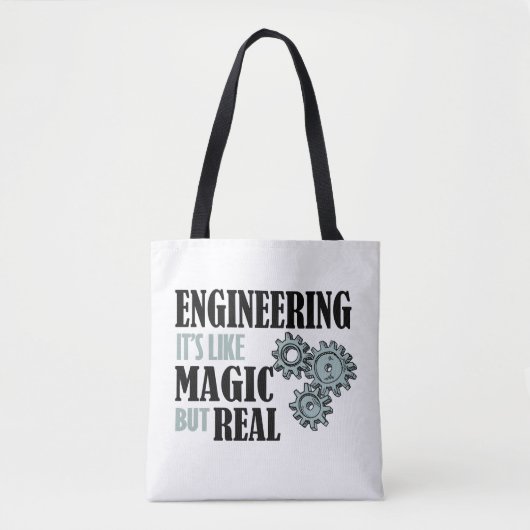 Techniek - het is als magisch maar echt tote bag (Voorkant)
