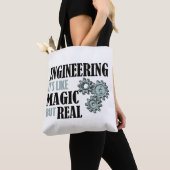 Techniek - het is als magisch maar echt tote bag (Dichtbij)